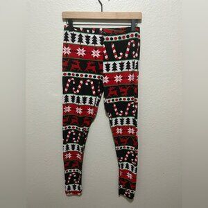 🎄 Just Love Holiday Leggings Women’s Medium – Festive Christmas Print